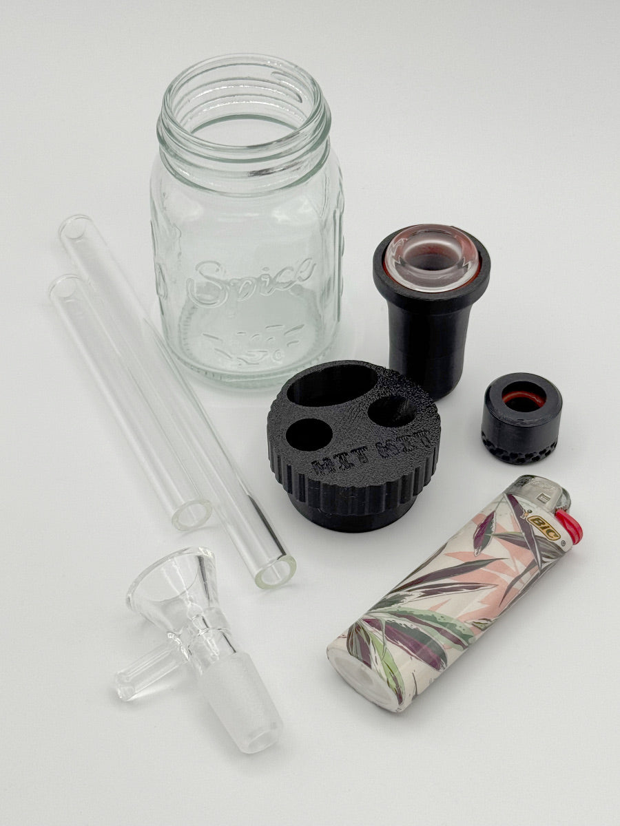 Lil Bub v3. Everything but the mason jar.