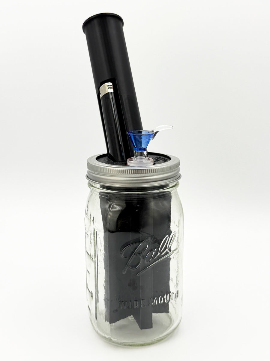Sol Pipe quart version. Everything but the mason jar.