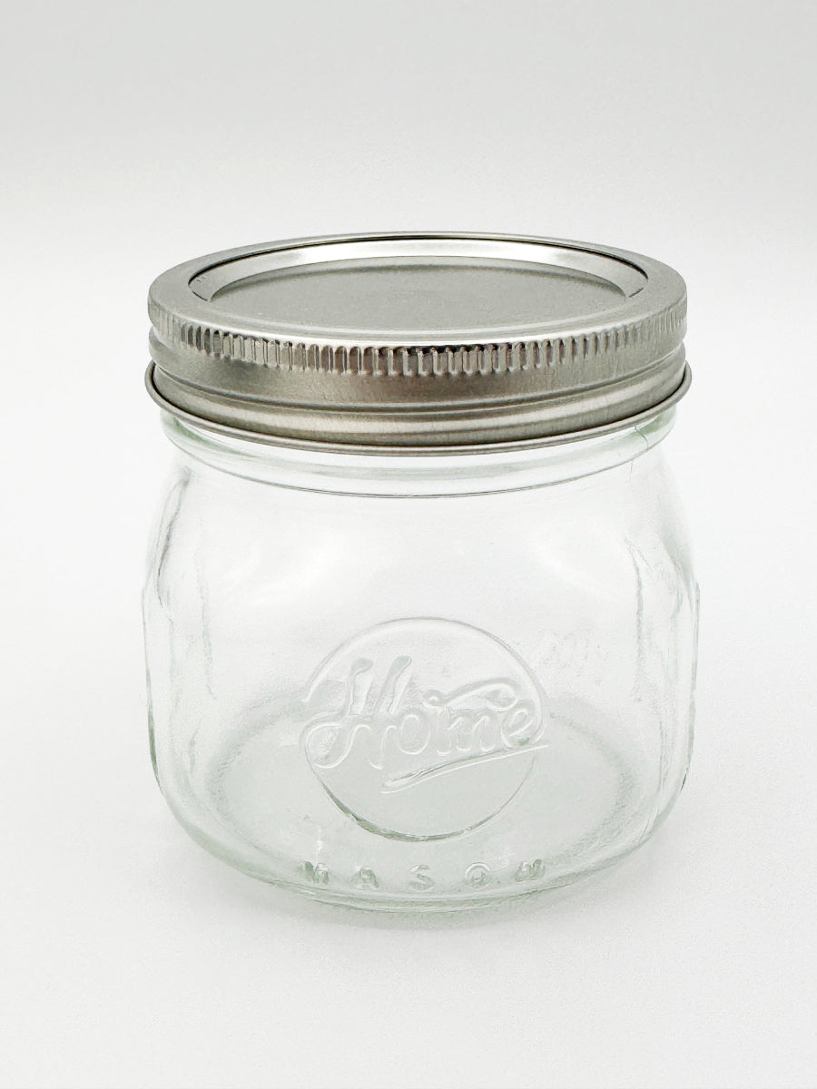 Wide-Mouth Pint Mason Jar