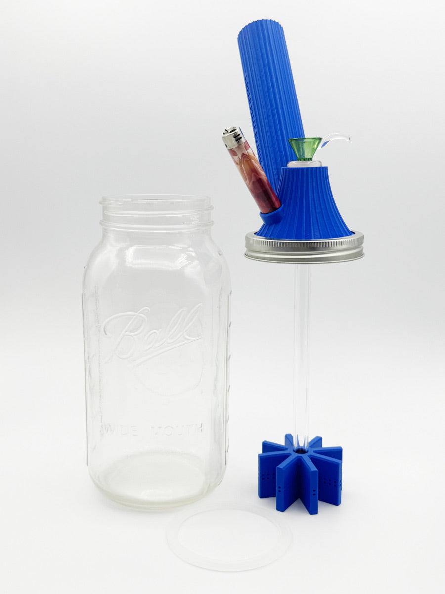 World Piece half-gallon version. Everything but the mason jar.