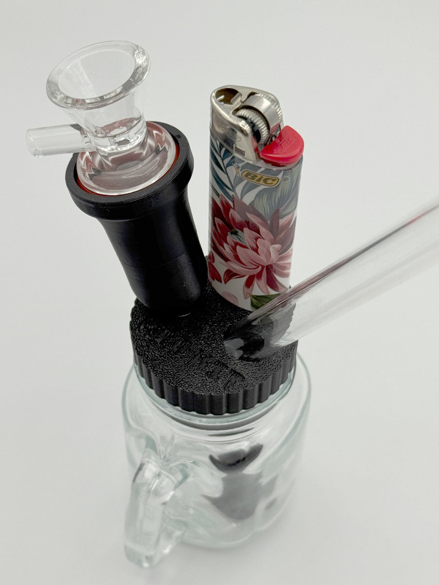 Lil Bub v3. Everything but the mason jar.