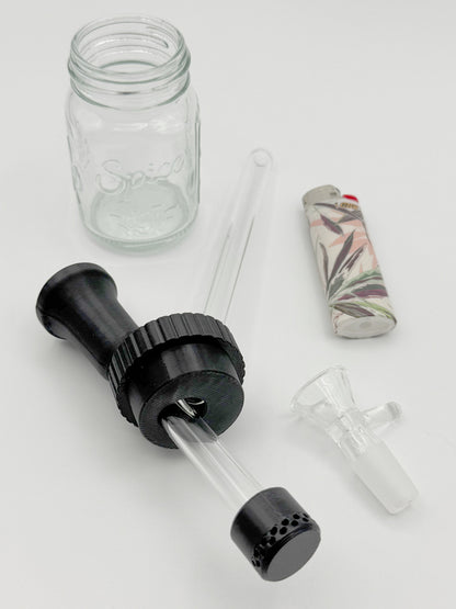 Lil Bub v3. Everything but the mason jar.