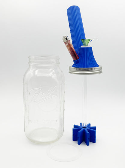 World Piece half-gallon version. Everything but the mason jar.