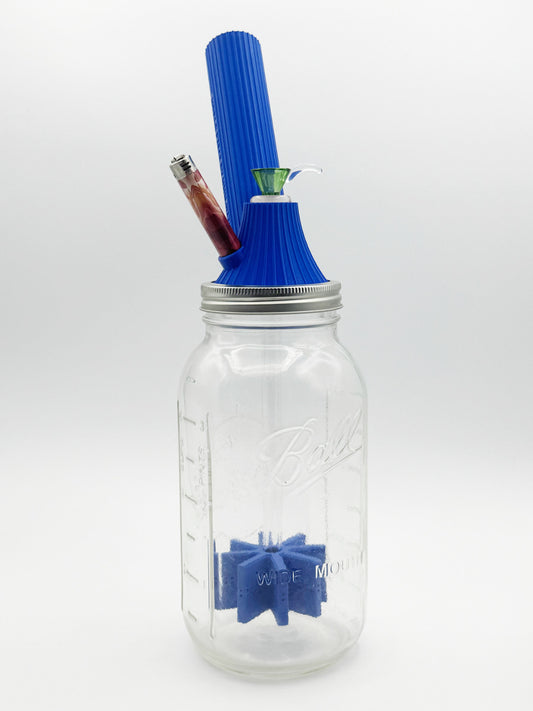 World Piece half-gallon version. Everything but the mason jar.